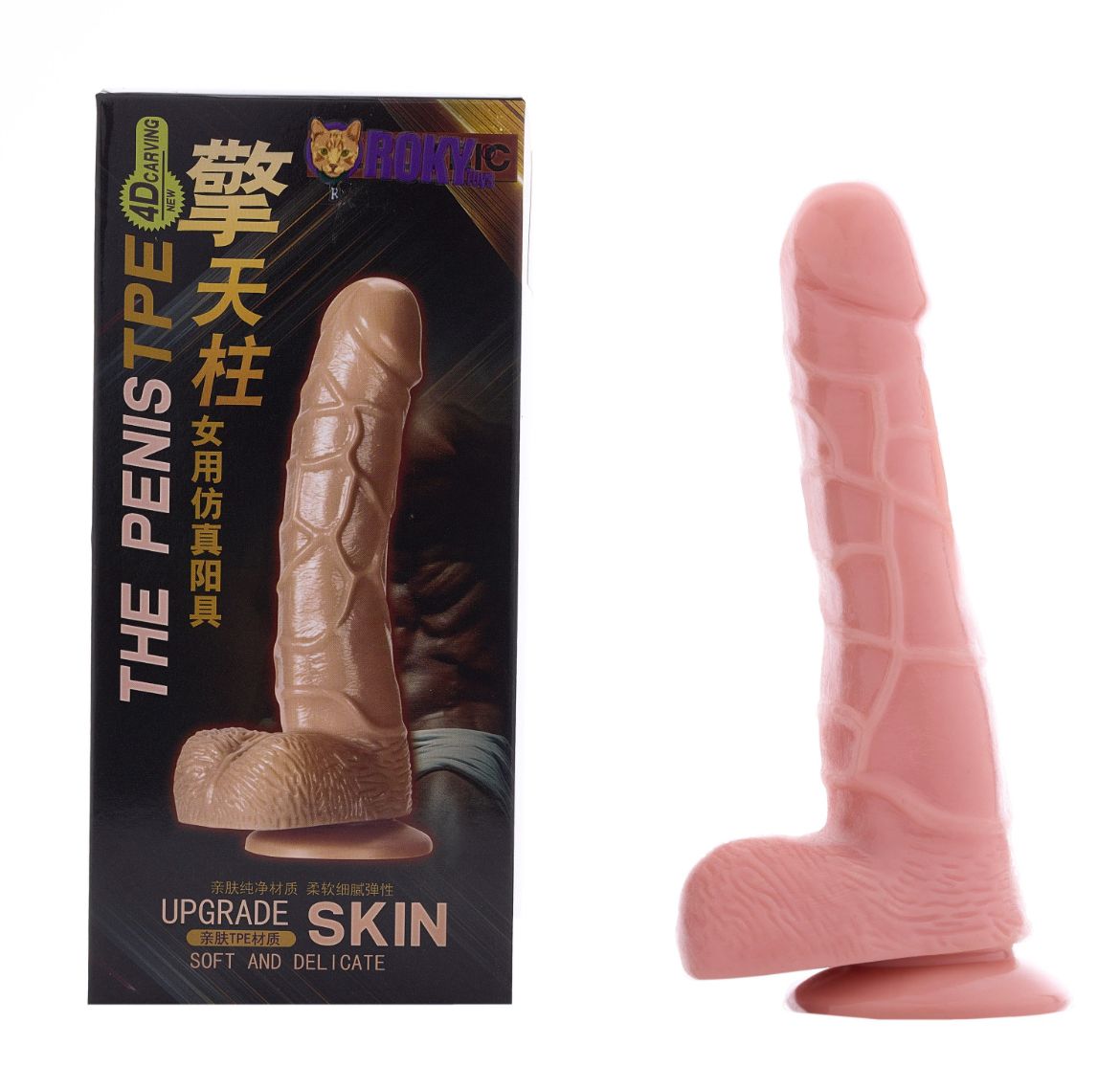 Dildo Masturbador Dimitar 20cm Consolador Venoso