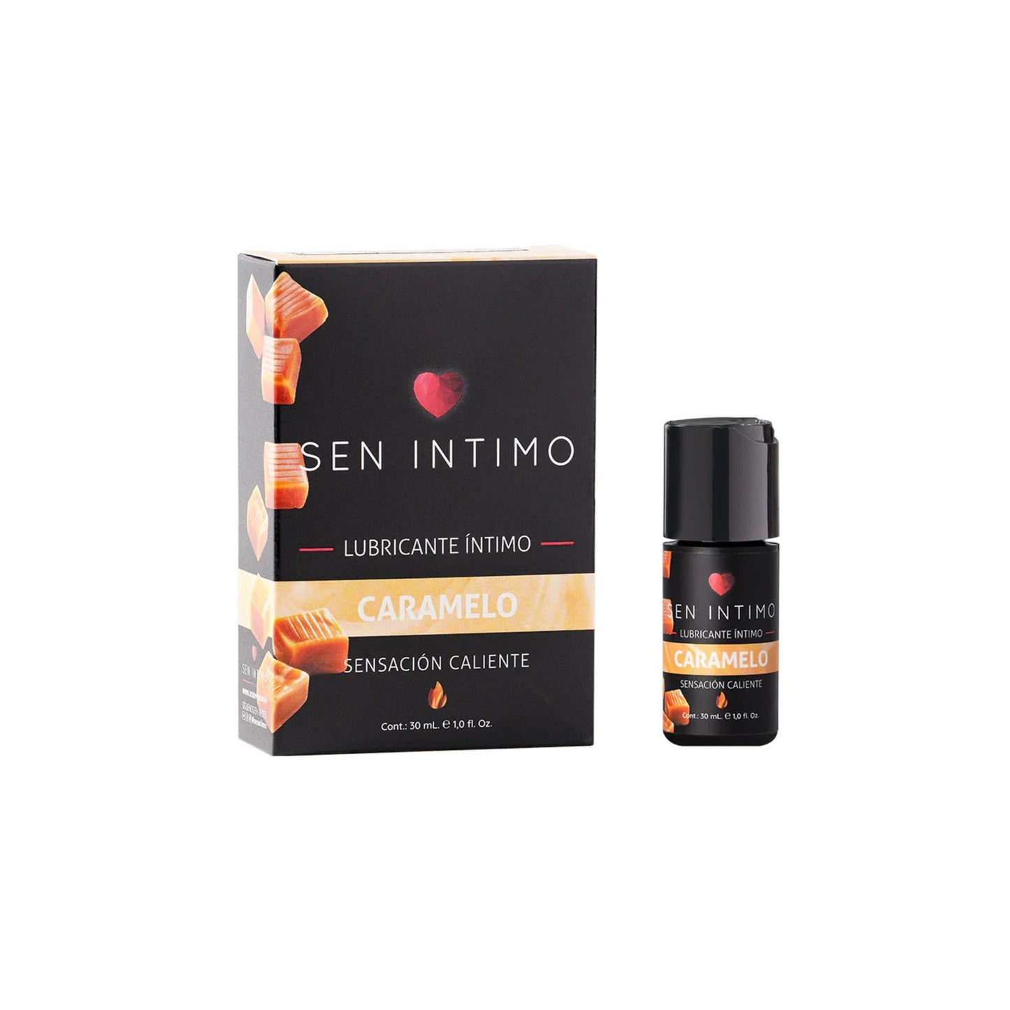 Lubricante Intimo Sabor Caramelo Sensación Caliente