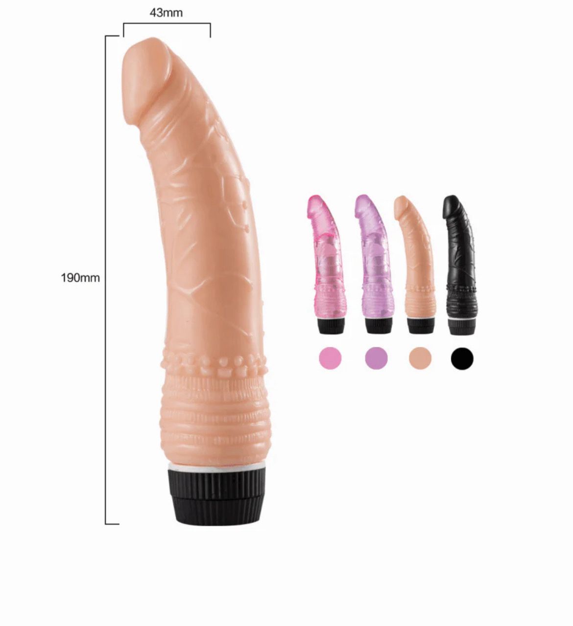 Vibrador Apolo 18Cm Consolador