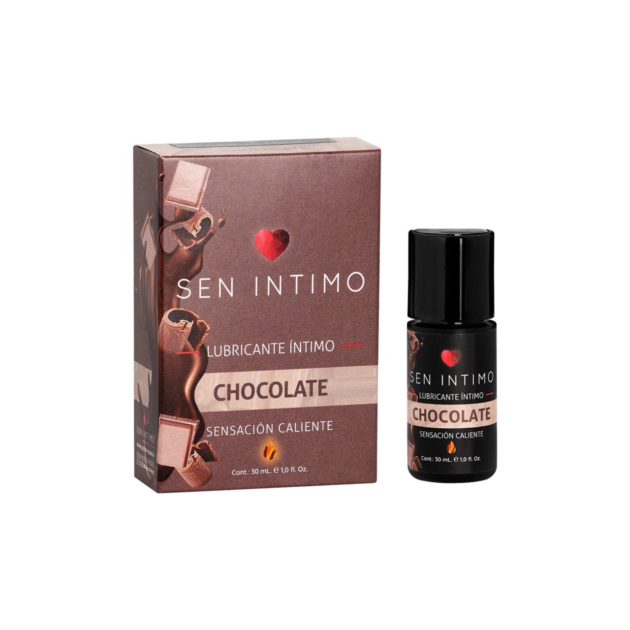 Lubricante Intimo Sabor Chocolate Sensación Caliente