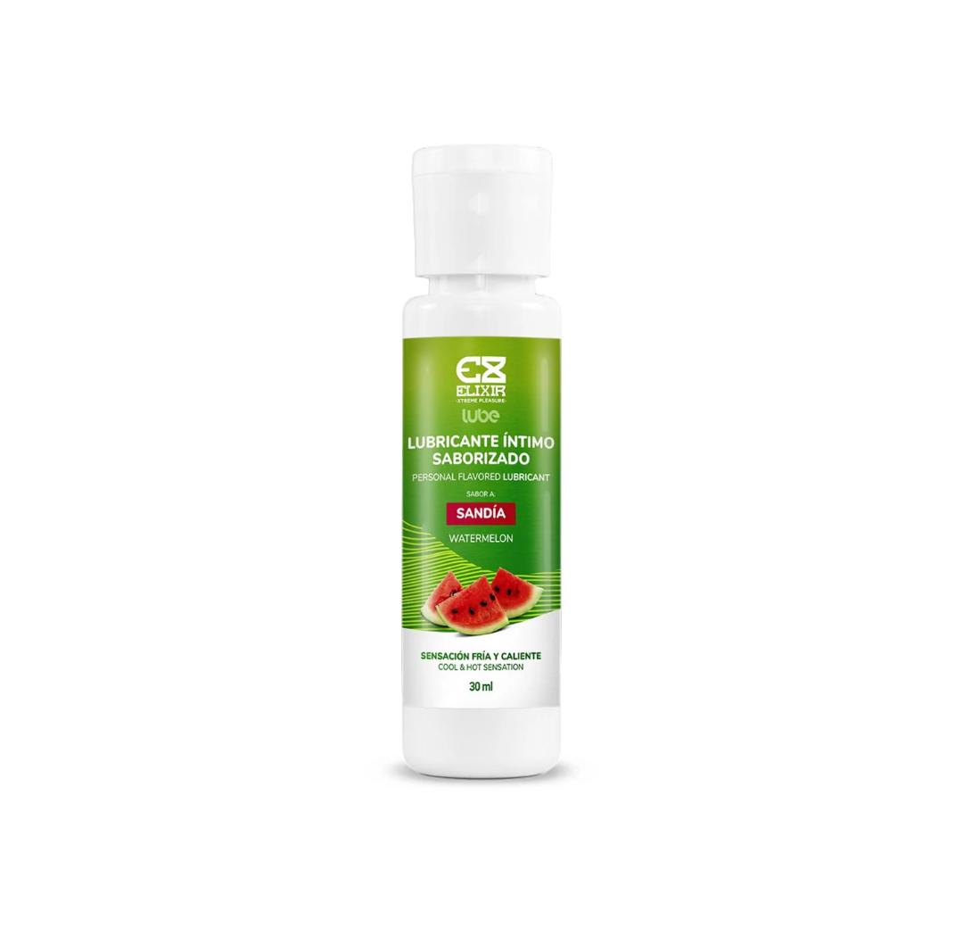 Lubricante Íntimo Sandía  Elixir 30ml Sensación Fría Caliente