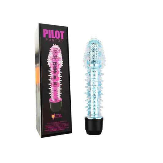 Vibrador 17cm Pilot Puntos Texturizado