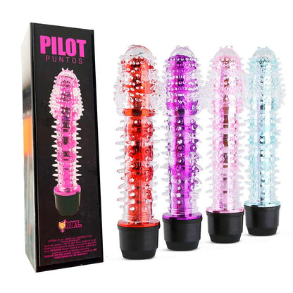 Vibrador 17cm Pilot Puntos Texturizado
