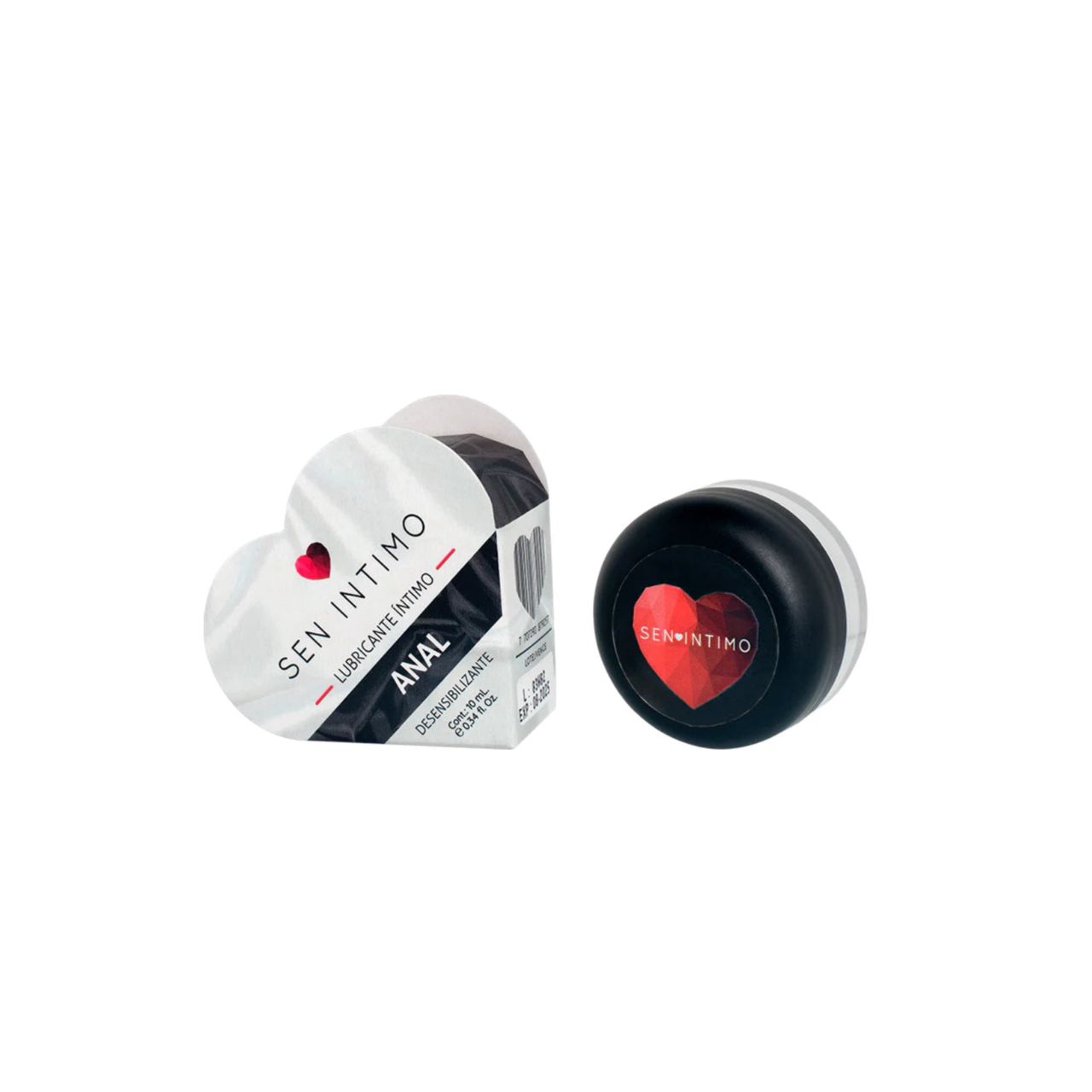 Lubricante Dilatador Anal Sen Intimo Corazon 10ml Desensibilizante
