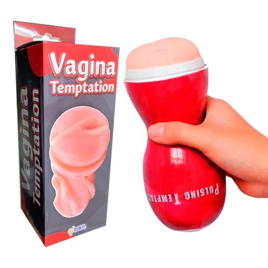 Masturbador Masculino Realista Vagina Pulsing Temptation Taza